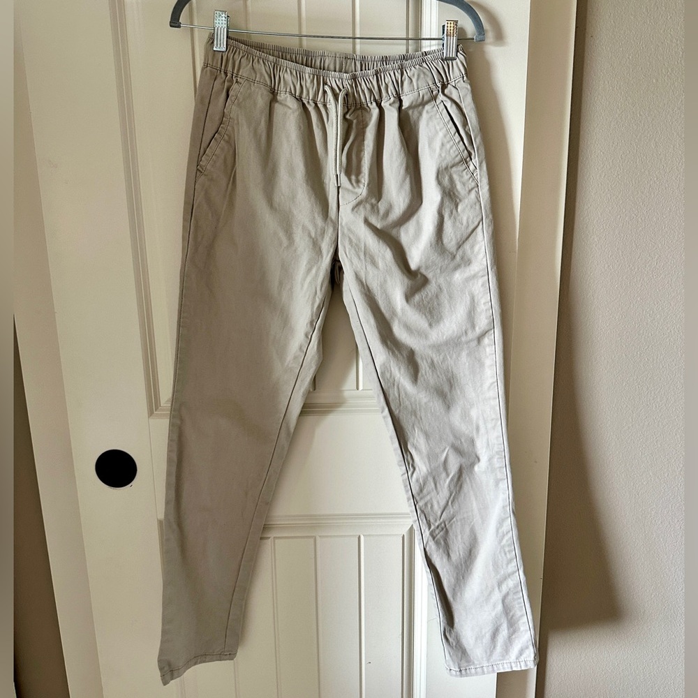 ASOS Men’s Pull On Drawstring Waist Chinos - Light Brown - Size 29/32